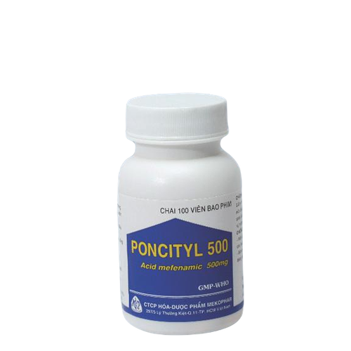 Poncityl 500 mekophar (c/100v)